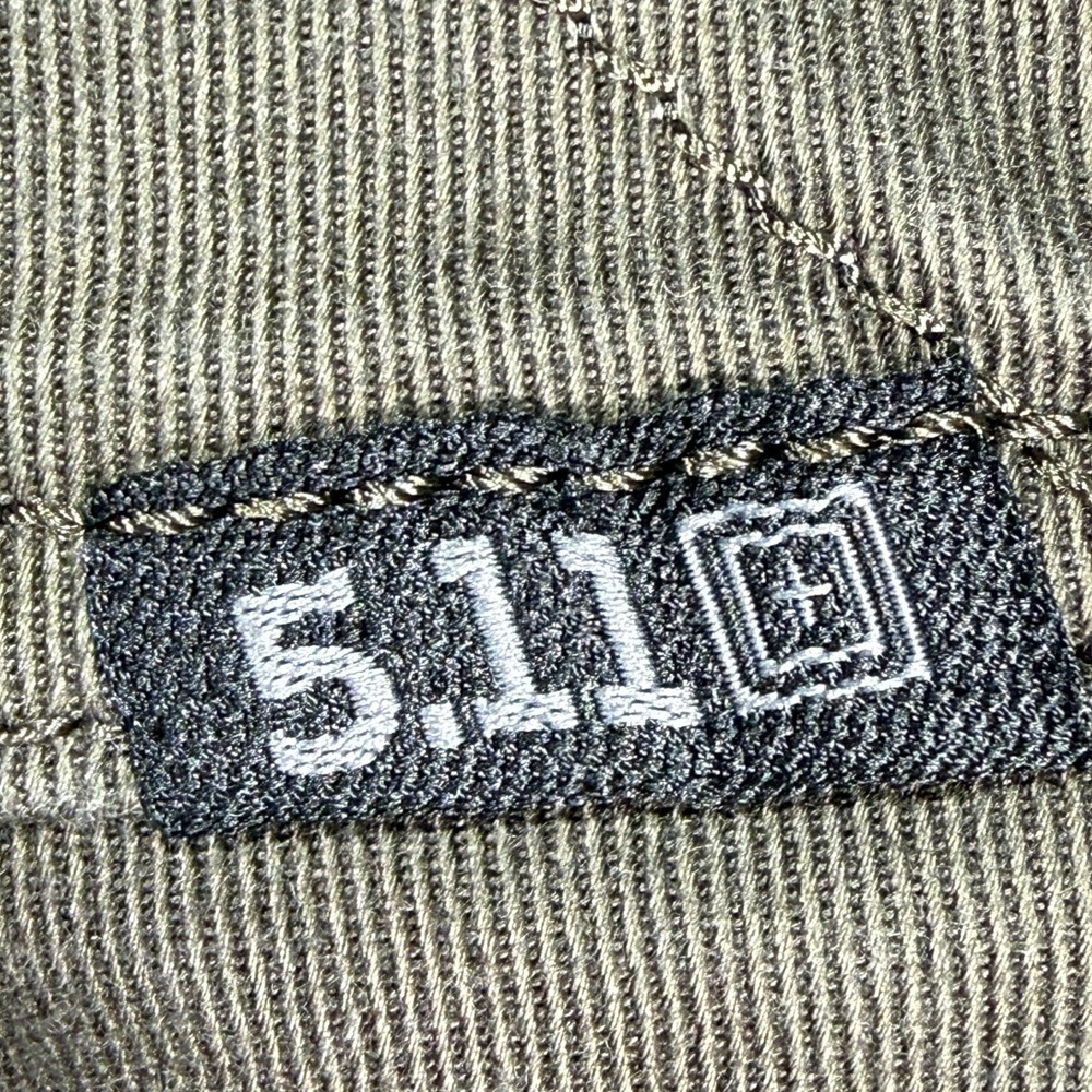 5.11 Tactical Defender-Flex Pants Mens 36x30 Green Stretch Slim Straight Casual - Picture 6 of 16